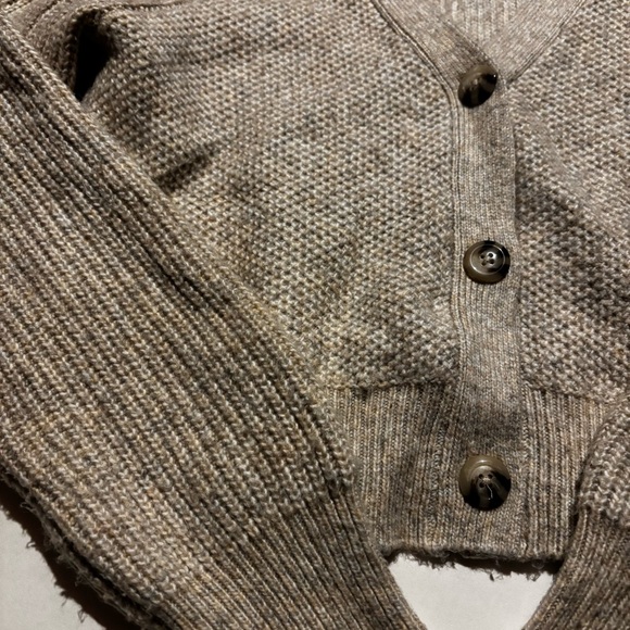 sincerely jules cream cropped cardigan - Picture 2 of 4